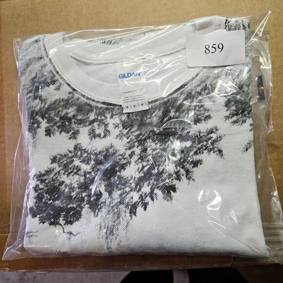 New Orleans Shirt Mens Medium White Bourbon Street All Over Print Graphic Tee - Picture 10 of 10